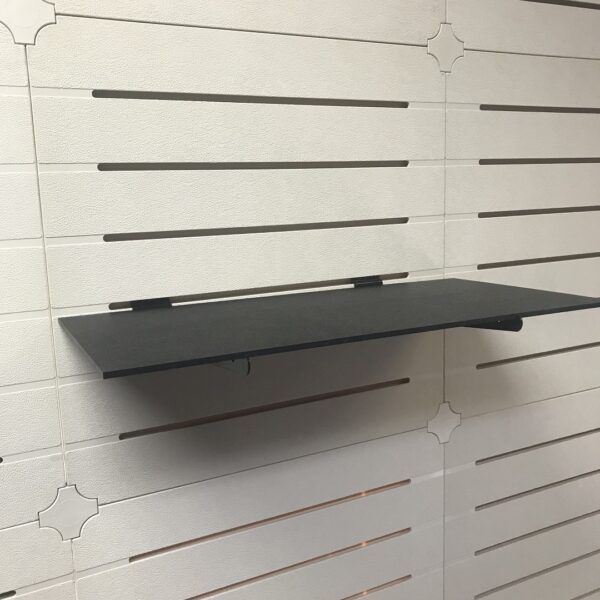 Large Black Slatwall Shelf